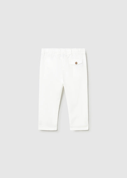 White Linen Beach Pant - Meems