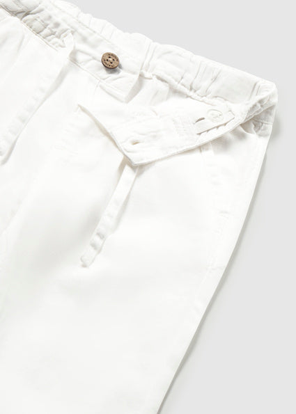 White Linen Beach Pant - Meems