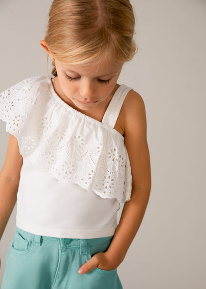 Eyelet One Shoulder Top - Meems
