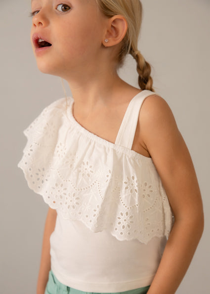 Eyelet One Shoulder Top - Meems
