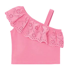 Eyelet One Shoulder Top - Meems