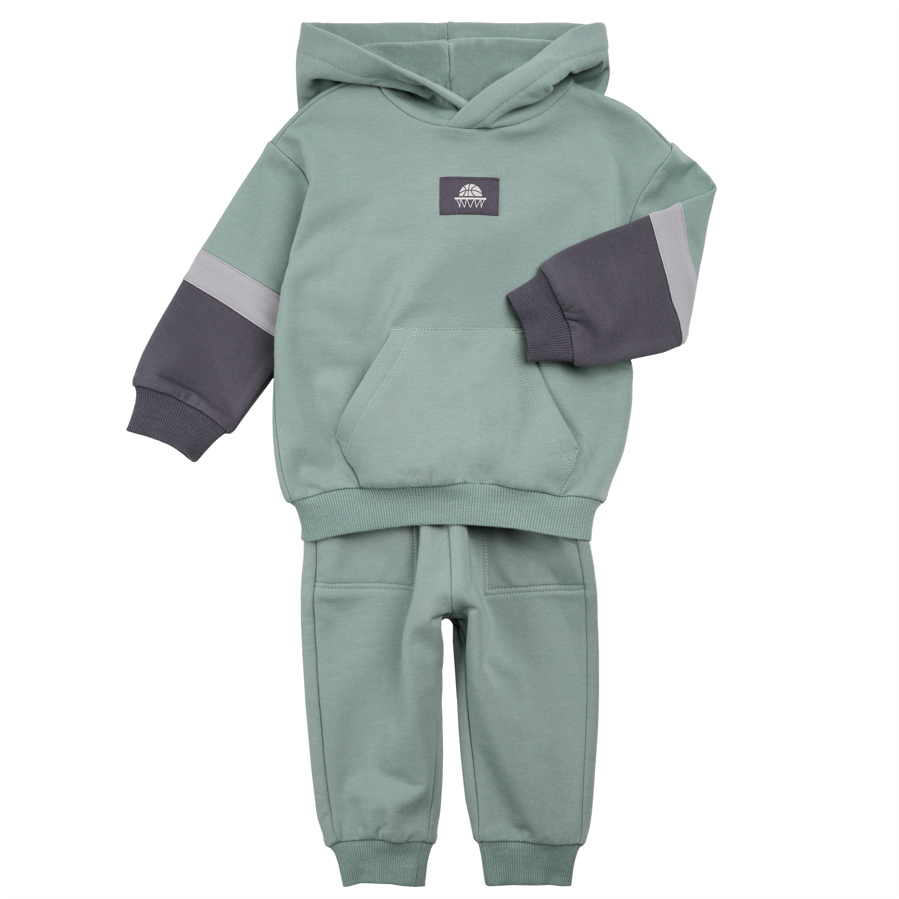 Hoops Colorblock Sweatshirt Set