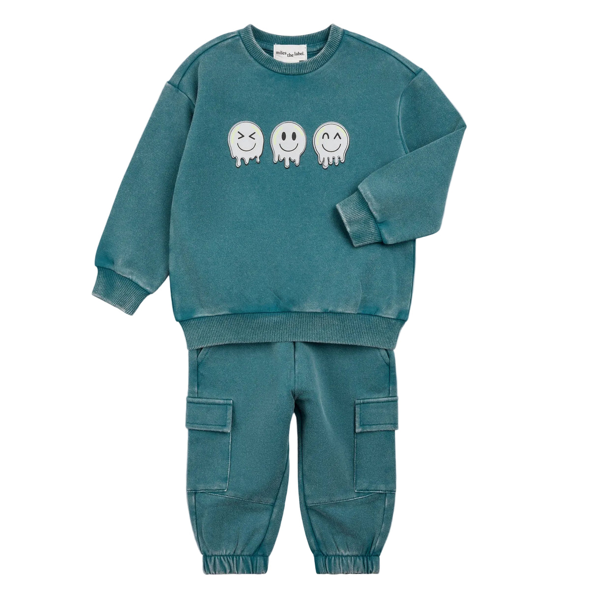 Smiley Cargo Jogger Set