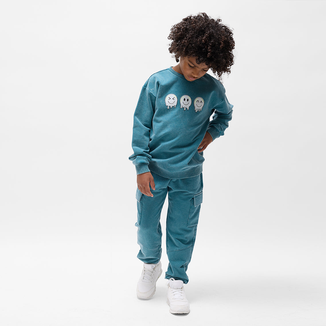 Smiley Cargo Jogger Set