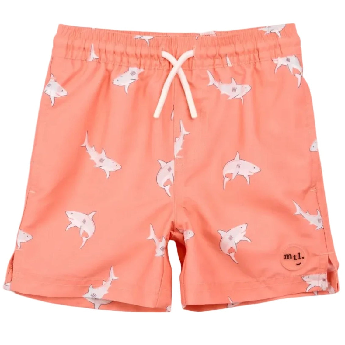 Shark Print Swim Trunk