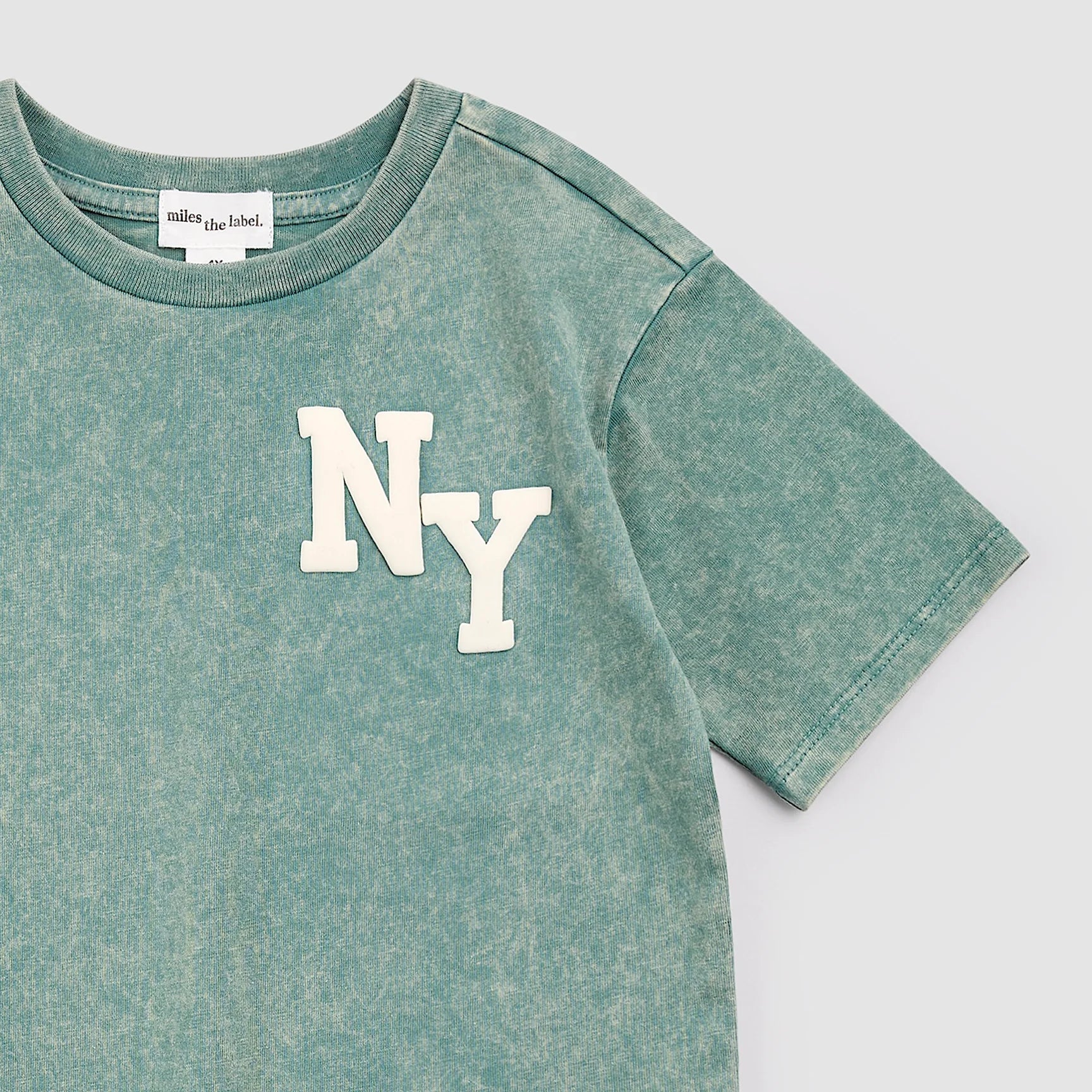 Green Acid Wash NYC T-Shirt