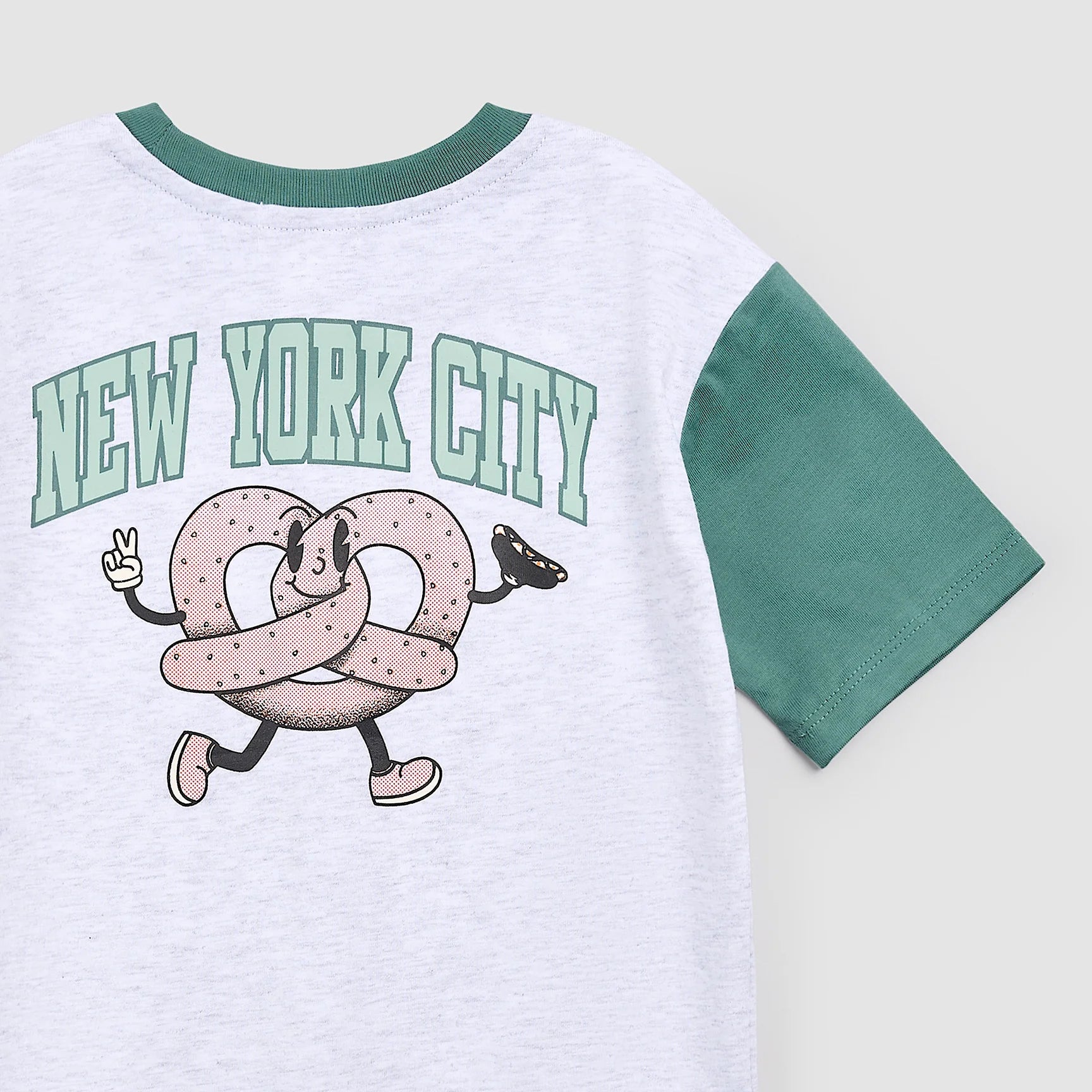 NYC Pretzel Raglan T-Shirt