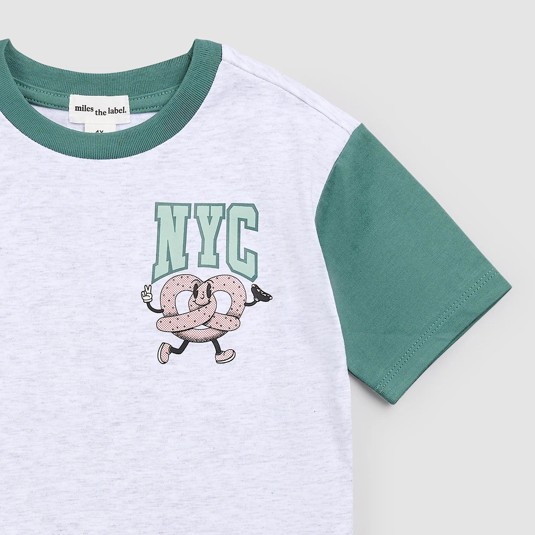 NYC Pretzel Raglan T-Shirt