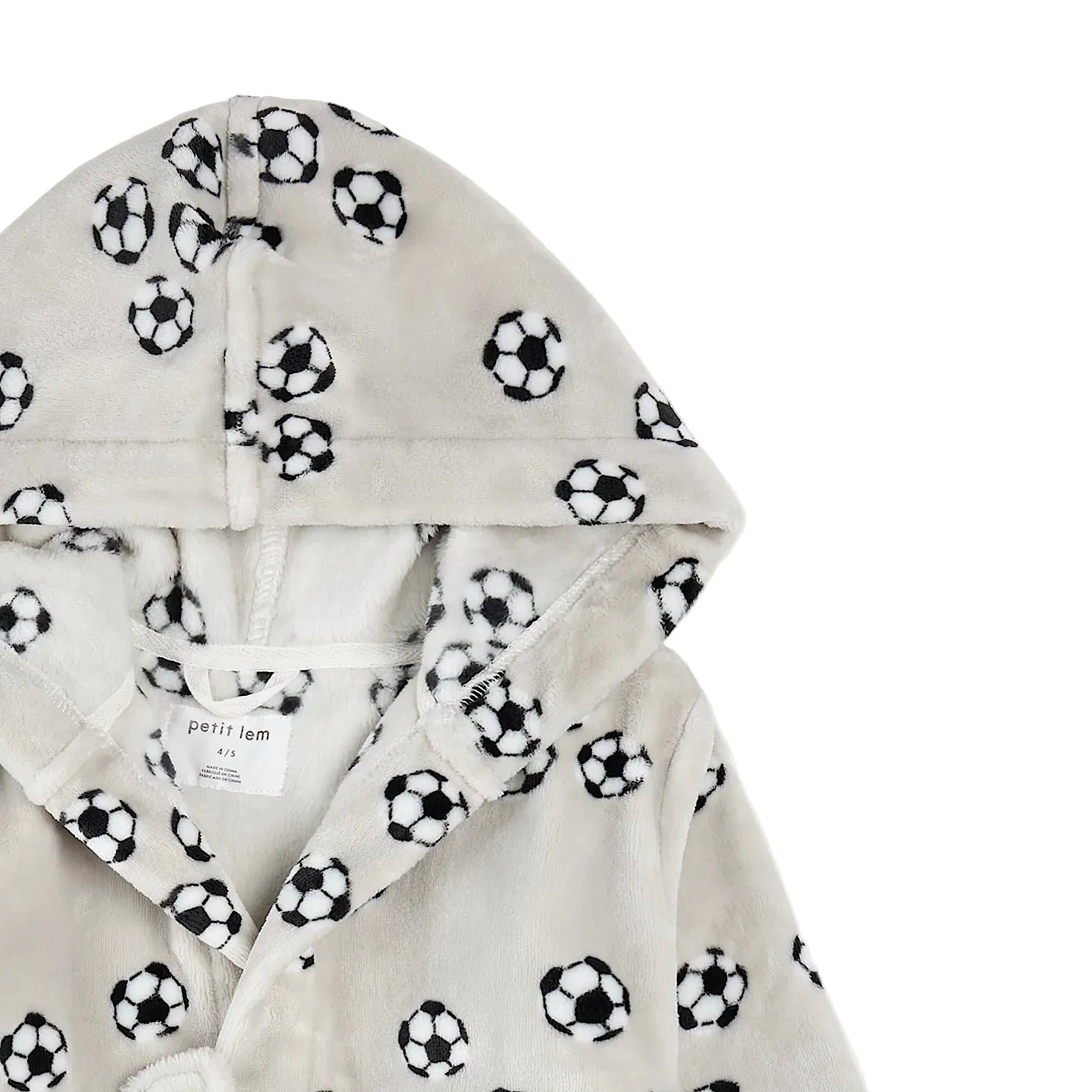 Soccer Ball Plush Robe