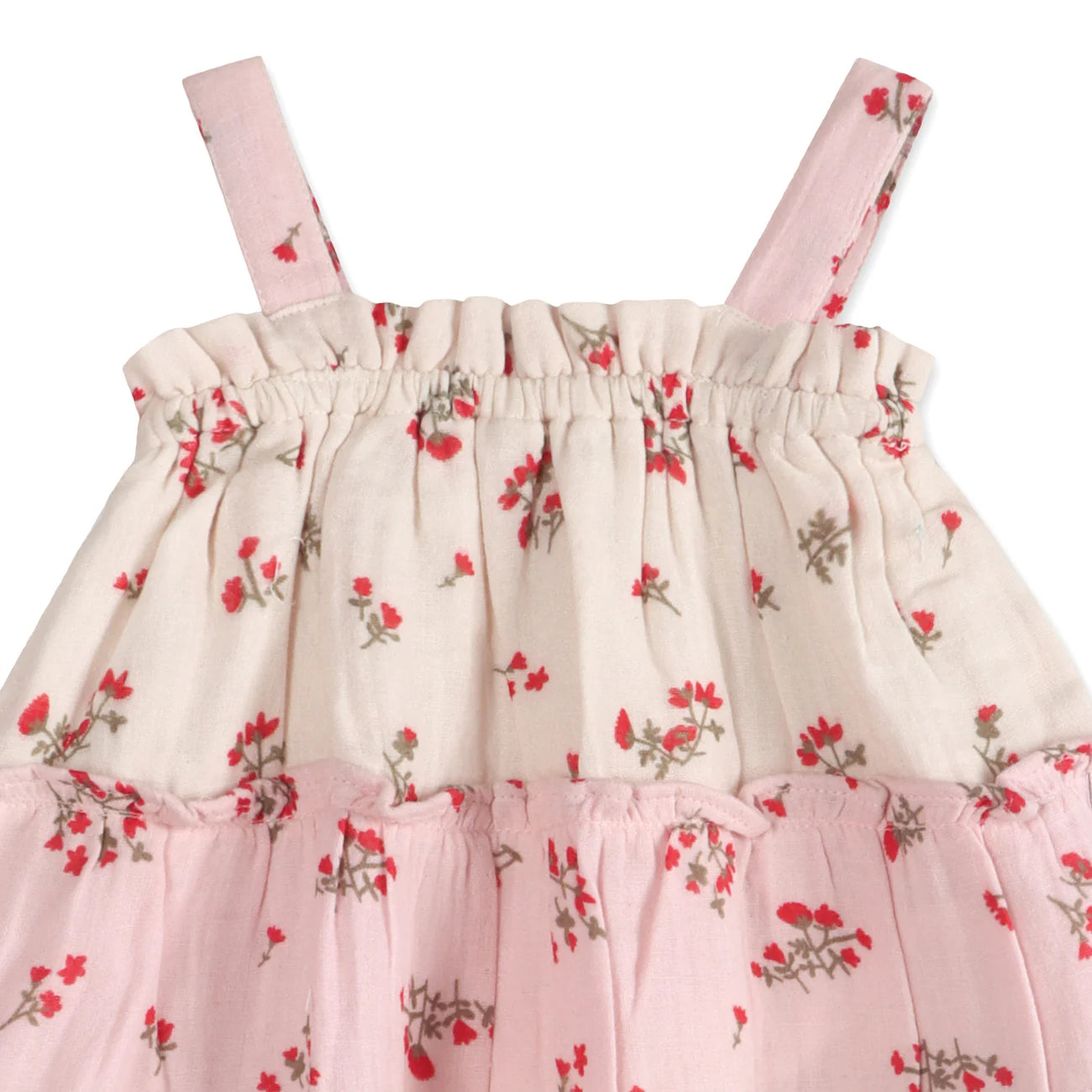 Bijou Tiered Floral Baby Dress + Bloomer