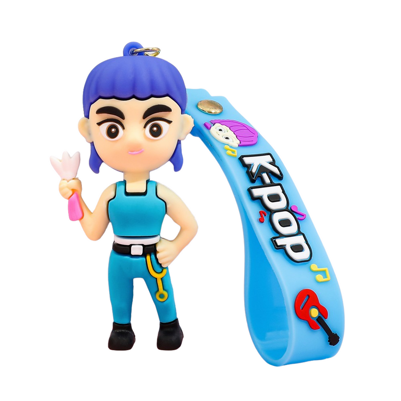 KPOP Demon Hunters Silicone Keychain - Meems