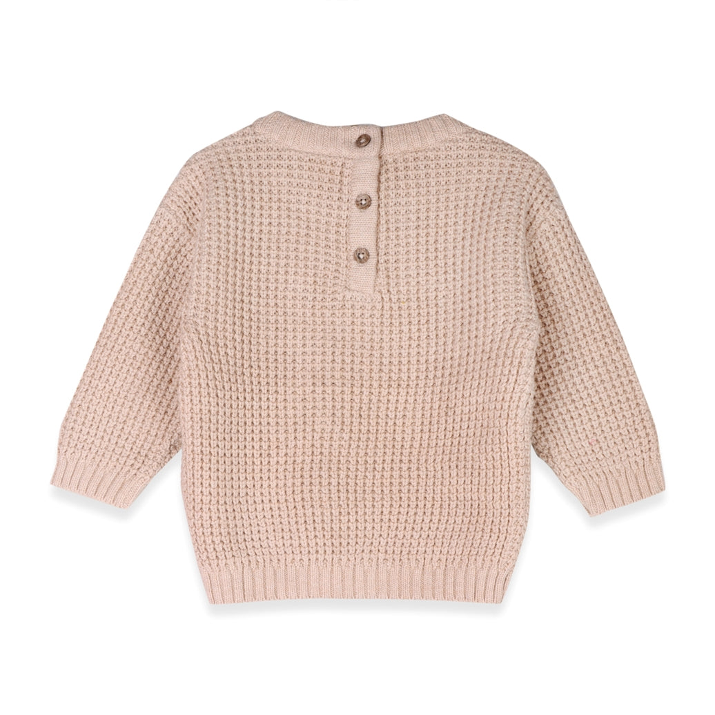 Little Dude Embroidered Cardigan