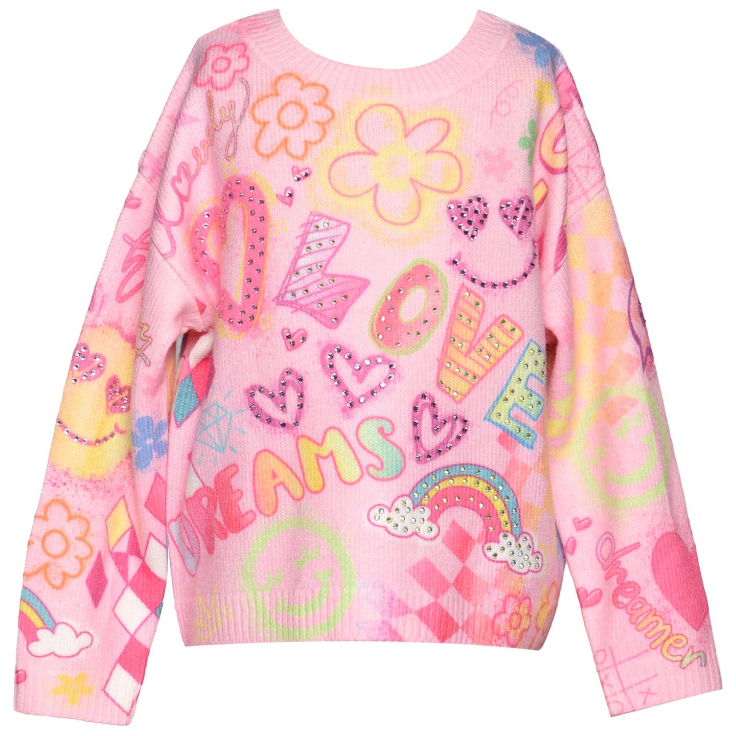 Fun Icon Print Sweater