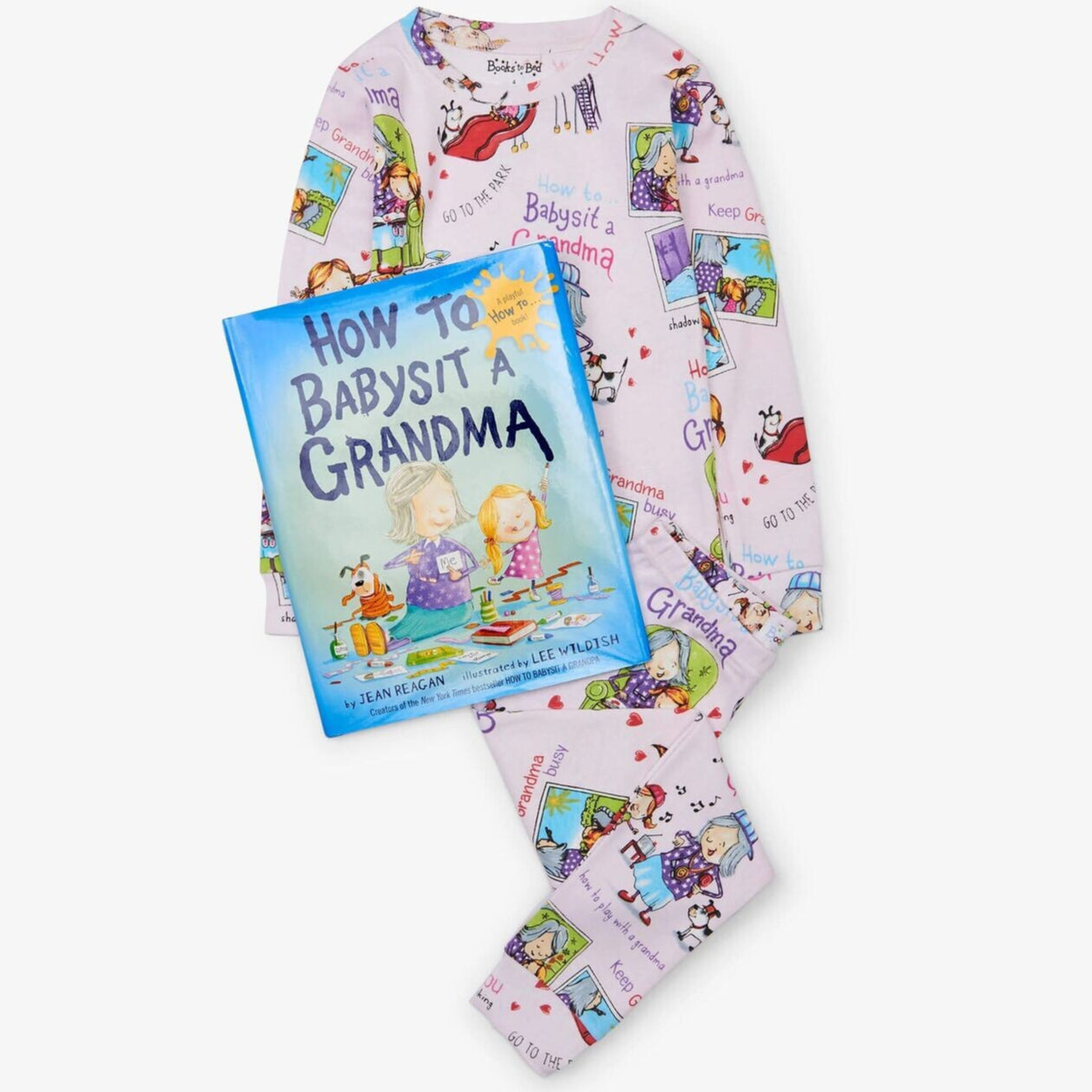 How To Babysit Grandma PJ & Book Set