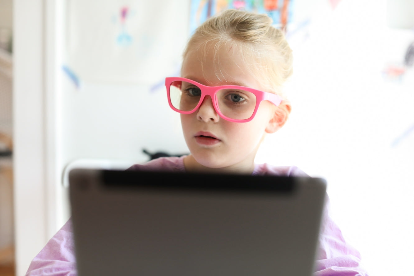 Pink Babiators Blue Light Glasses