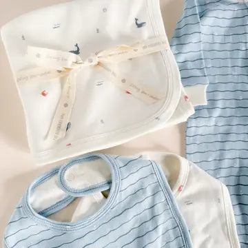 Nautical Waves Baby Shower Gift Set