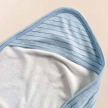 Nautical Waves Hooded Towel Baby Gift