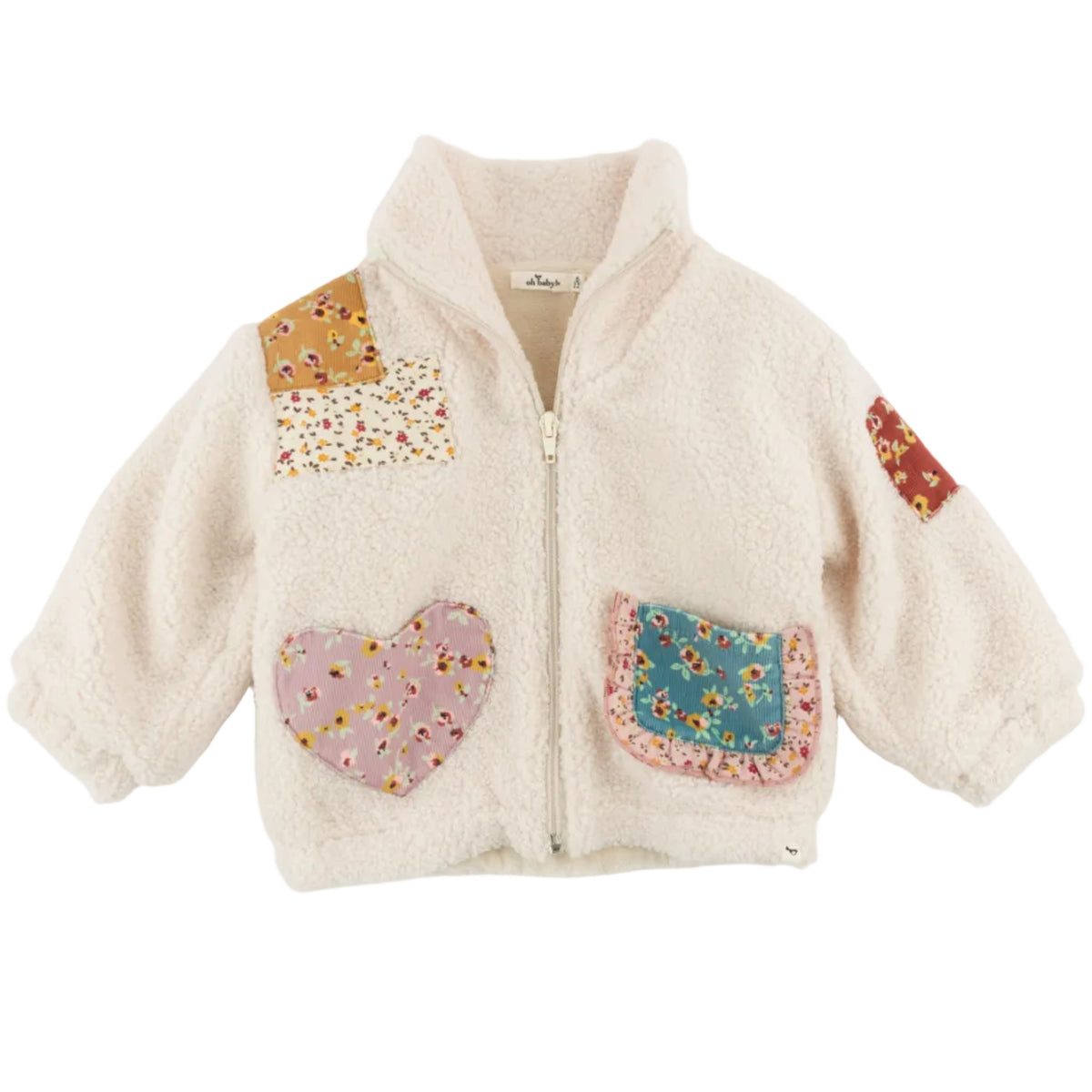 Harvest Bloom Sherpa Patchwork Tahoe Jacket