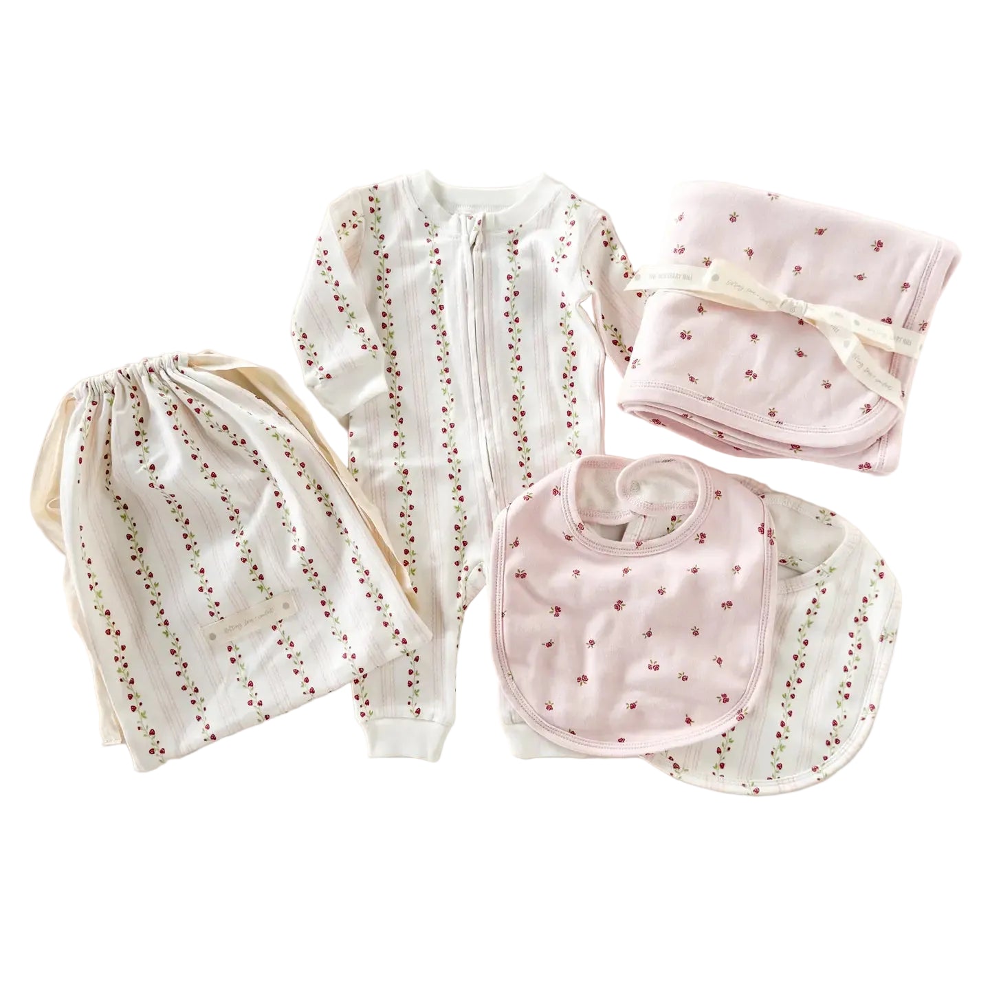 Strawberry Rose Baby Shower Gift Set