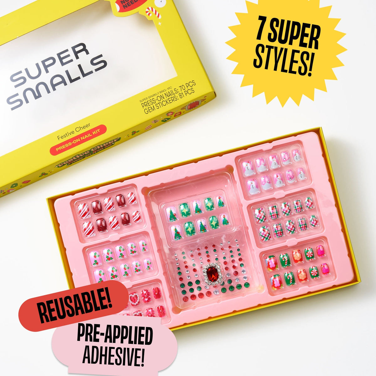 Festive Cheer Press On Nails - Meems