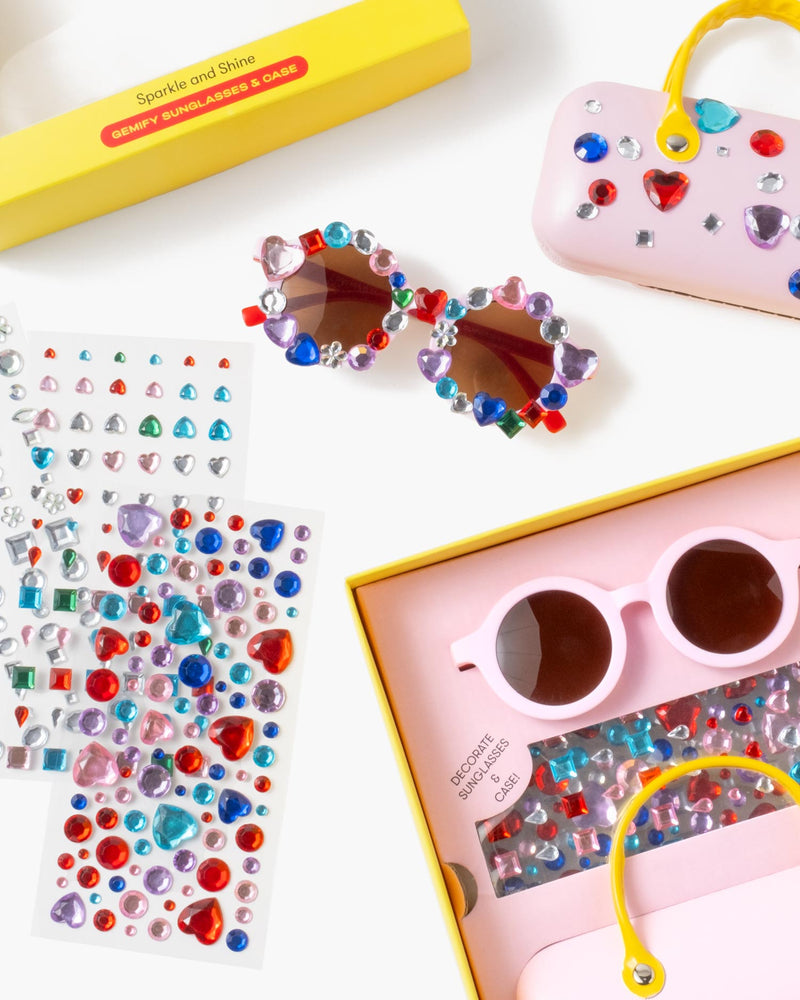 Sparkle and Shine Gemify Sunglasses & Case - Meems