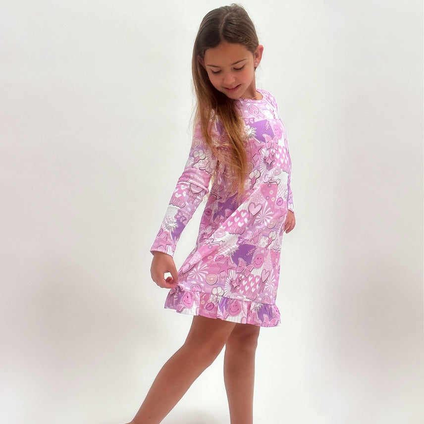@byjordana Girl Icons LS Sleep Dress - Meems