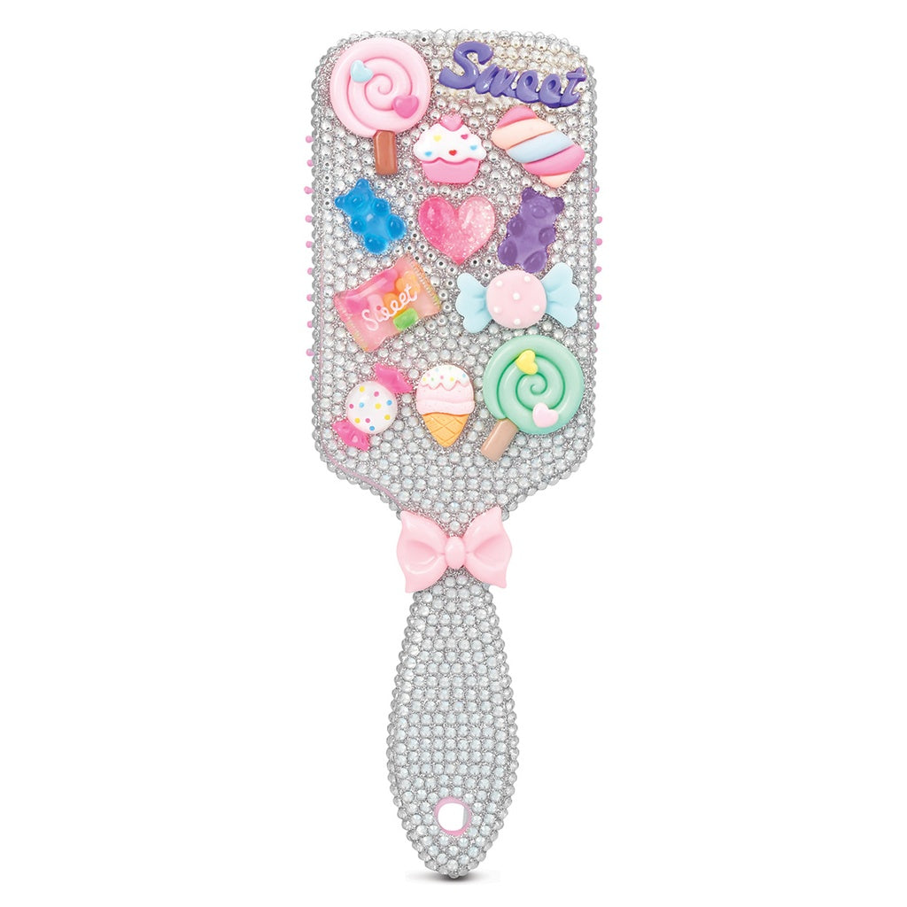 Charming Rhinestone Paddle Brush - Meems