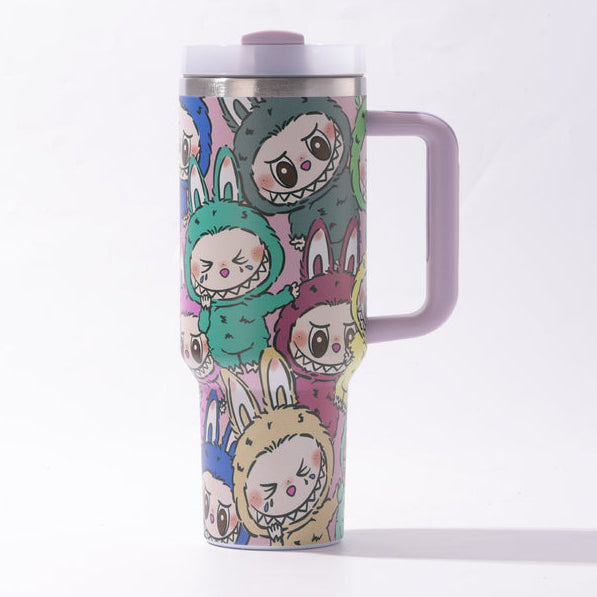 Labubu 40oz Insulated Stainless Steel Tumbler - Meems