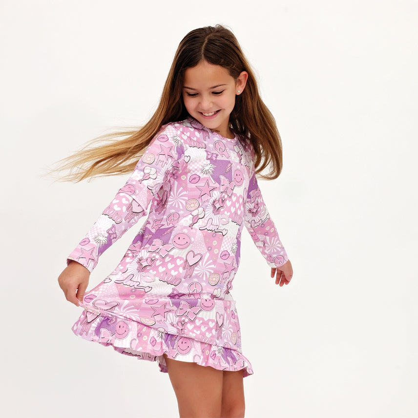 @byjordana Girl Icons LS Sleep Dress - Meems