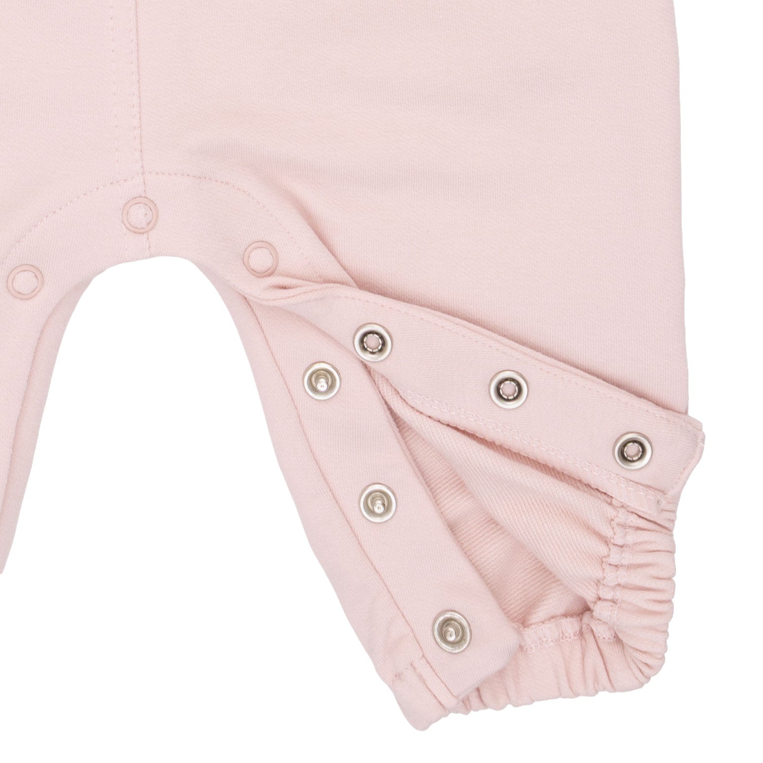 Pink Ruffle V-Overall Set