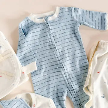 Nautical Waves Baby Shower Gift Set