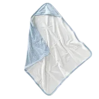 Nautical Waves Hooded Towel Baby Gift