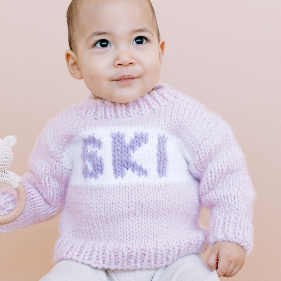 Pink Ski Sweater