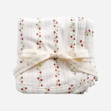 Strawberry Rose Hooded Towel Baby Gift