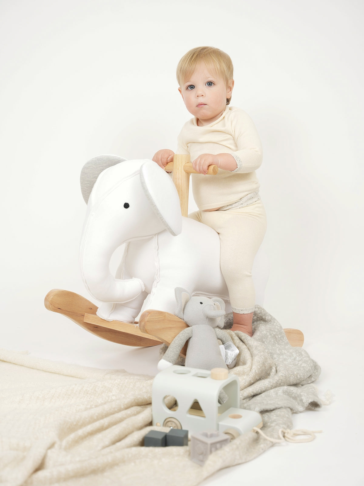 Cream Half Flecked Set
