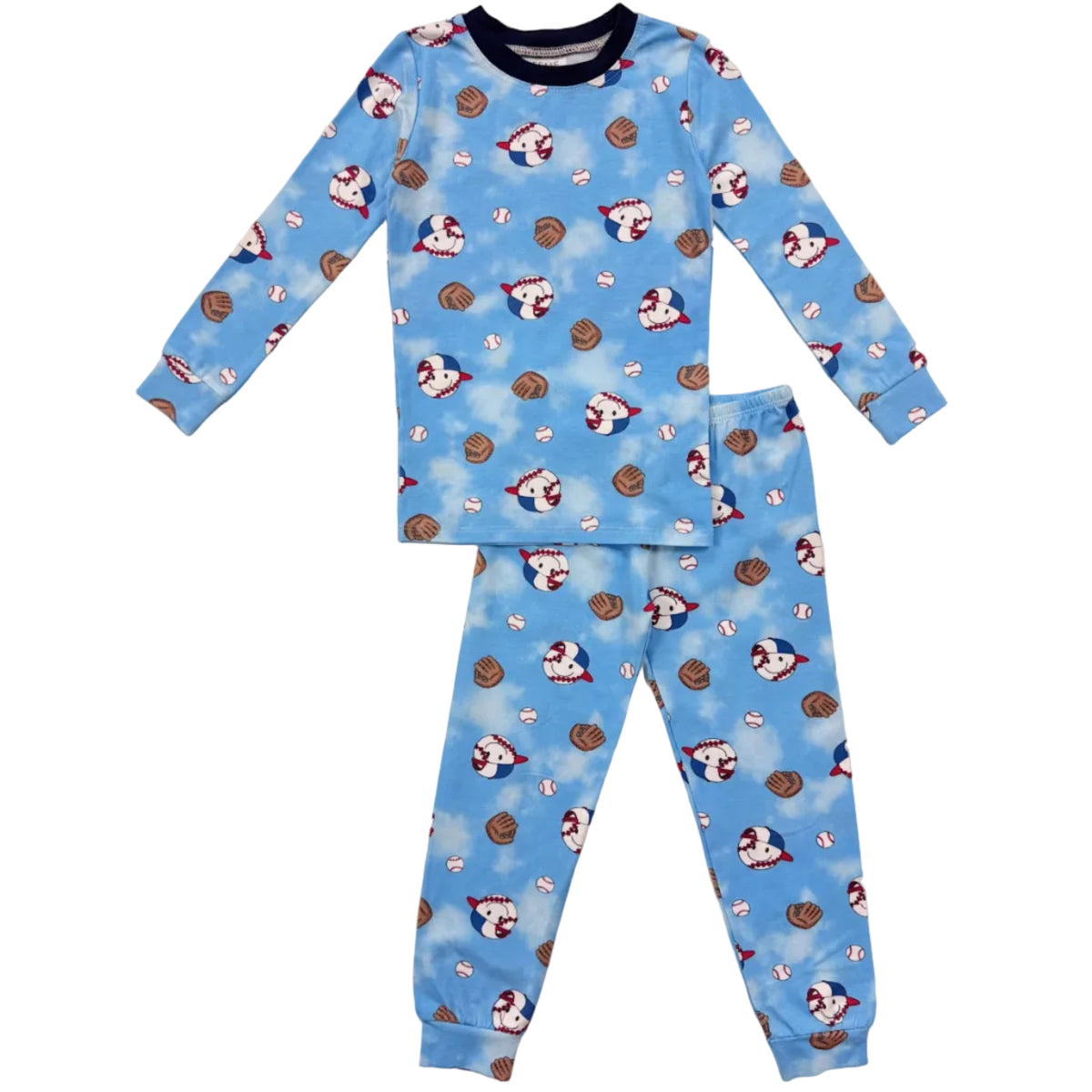 Ball Game LS Pajama Set