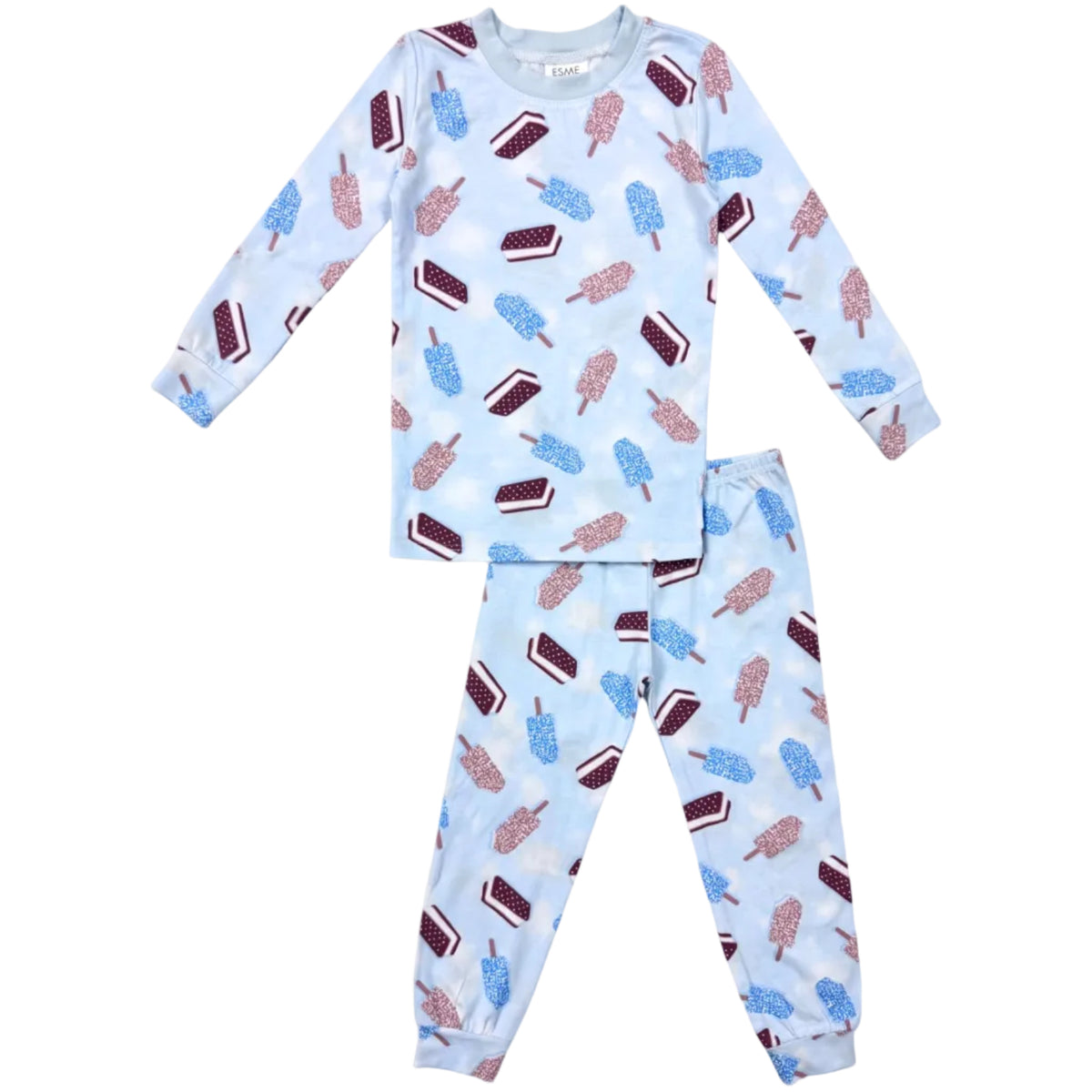 Crunch Bar Blue LS PJ Set