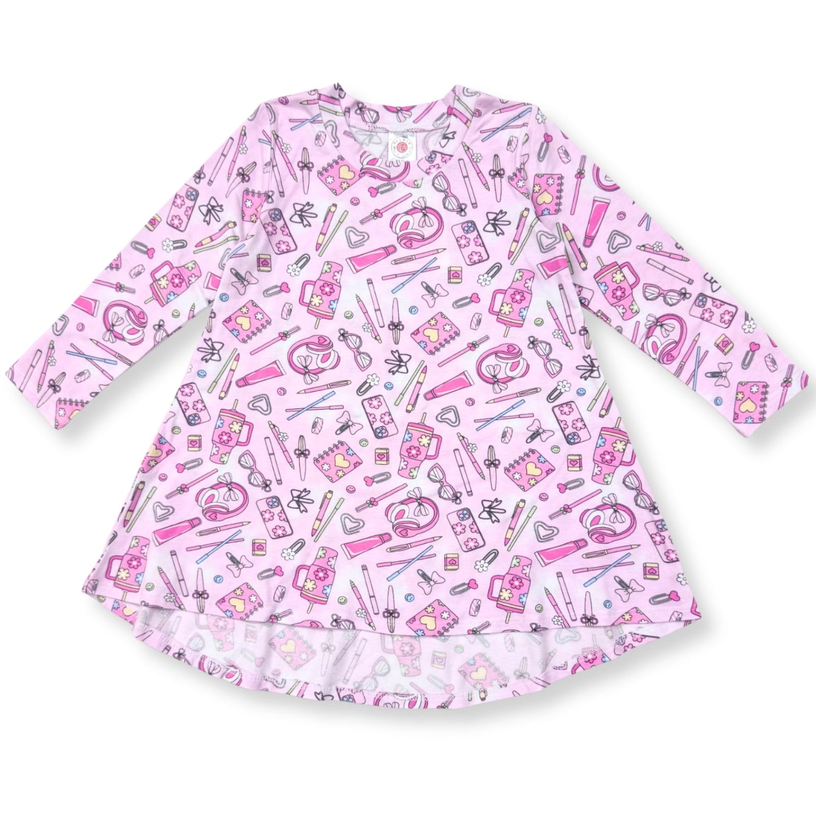 Schoolgirl LS Hilo Sleep Dress