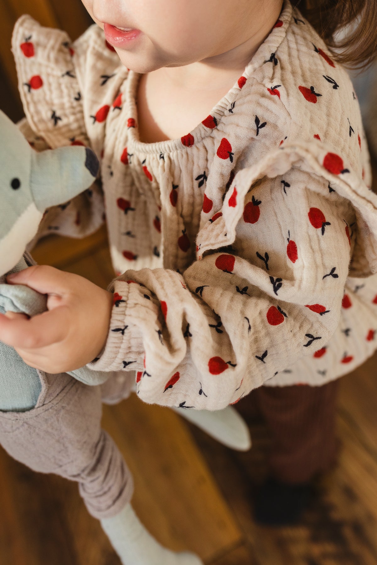 Apple Printed Muslin Blouse