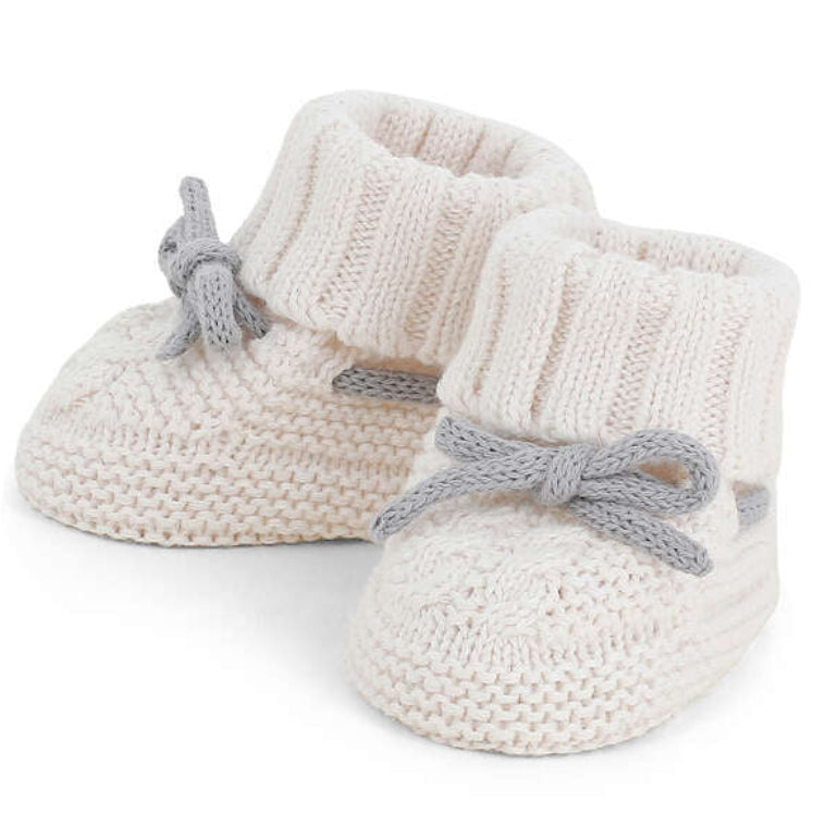 Blue Knit Booties