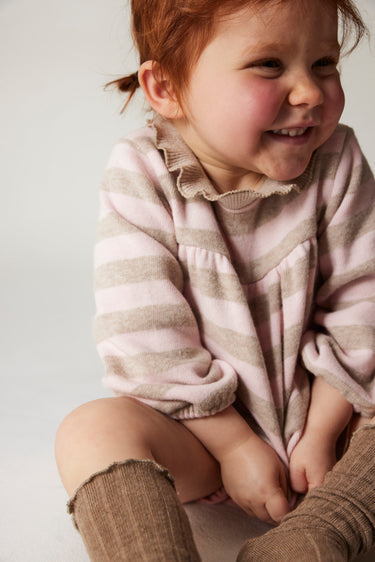 Soft Stripe Baby Dress