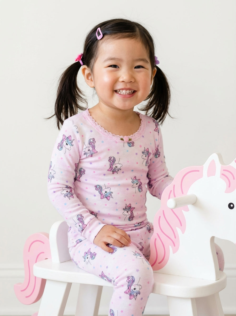 Coquette Unicorn LS Pajama Set