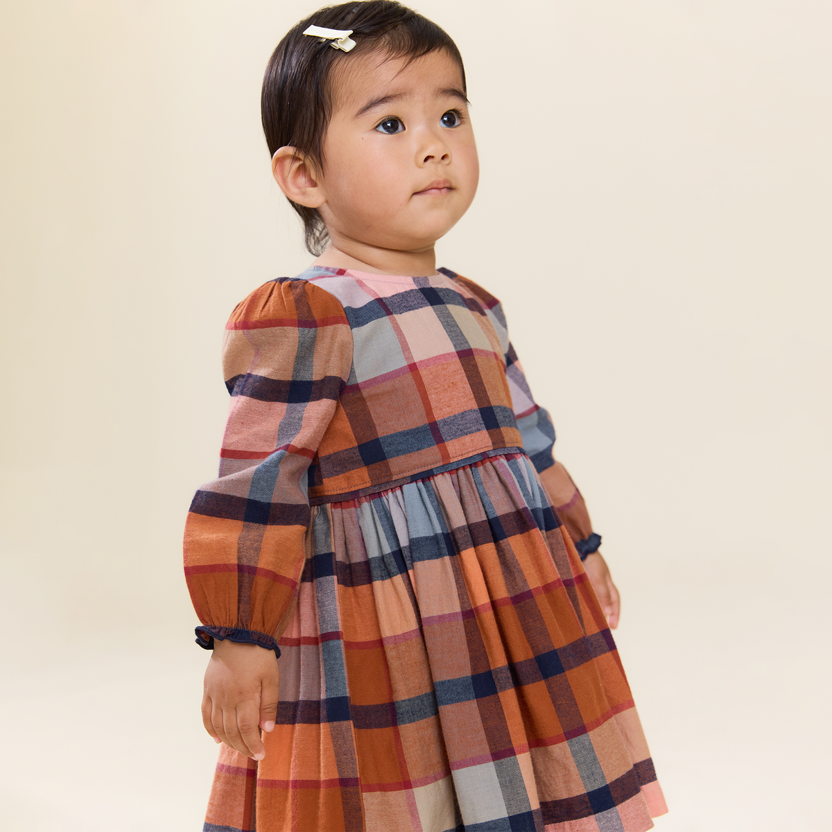 Hayride Plaid Mae Dress