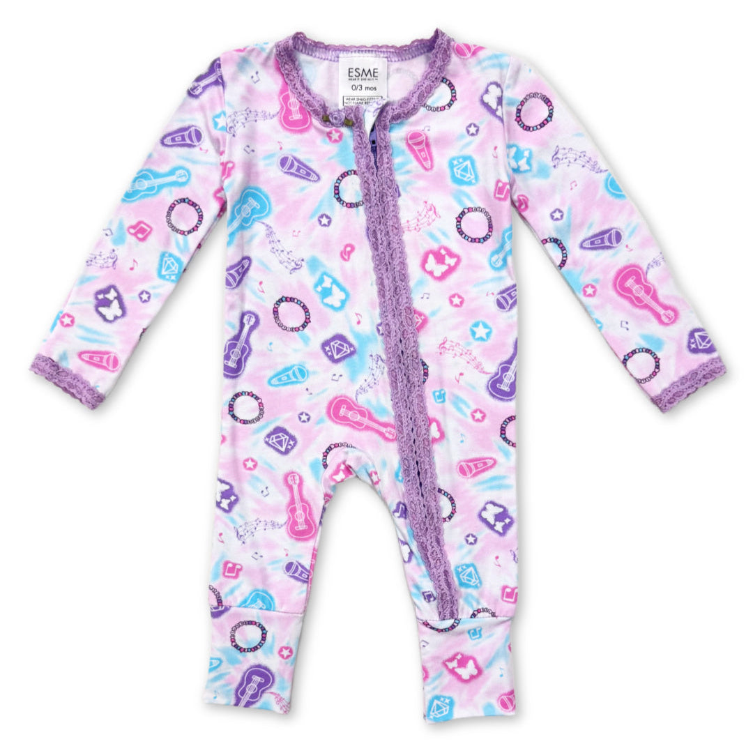 Popstar Lace Flip Footie