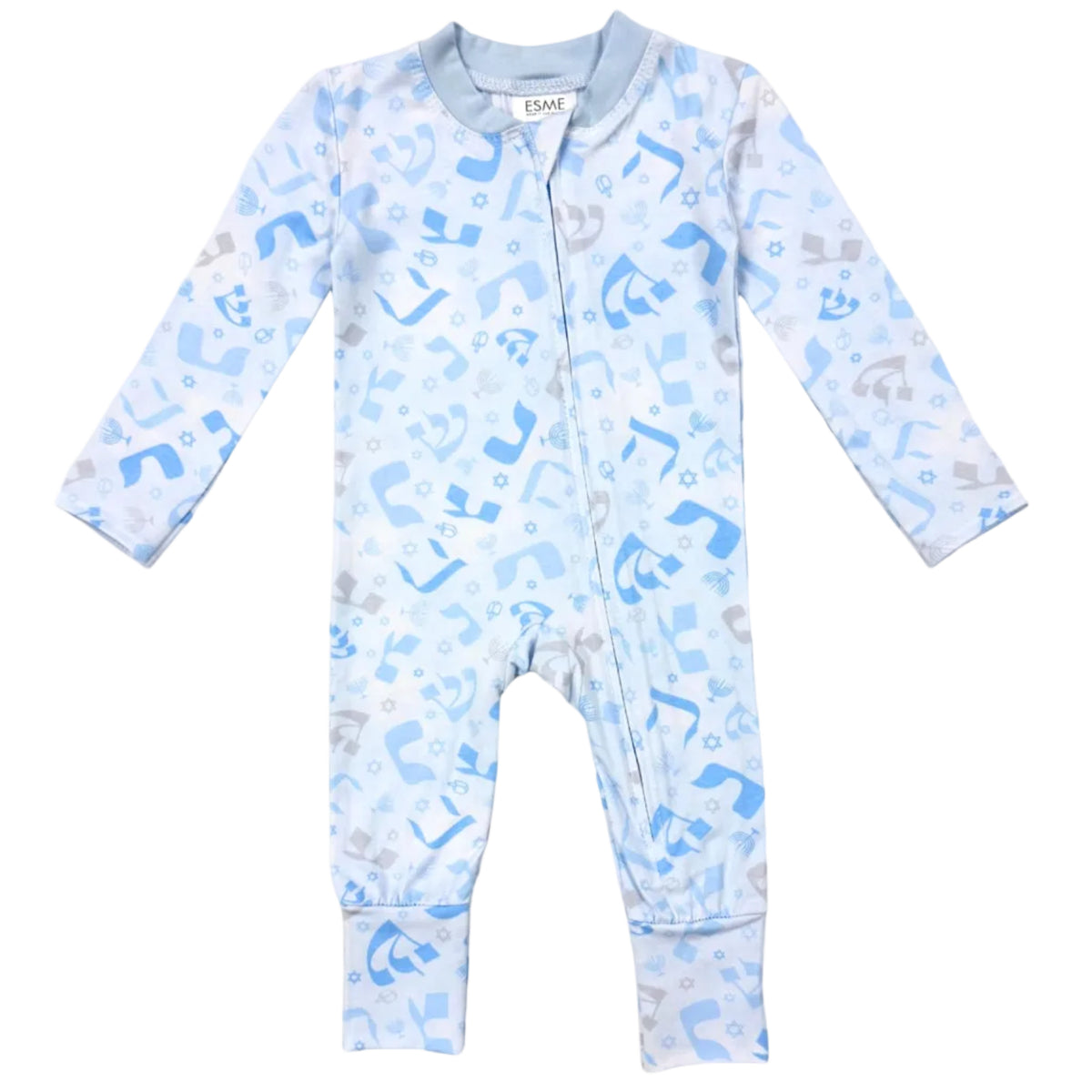Blue Miracle Flip Footie