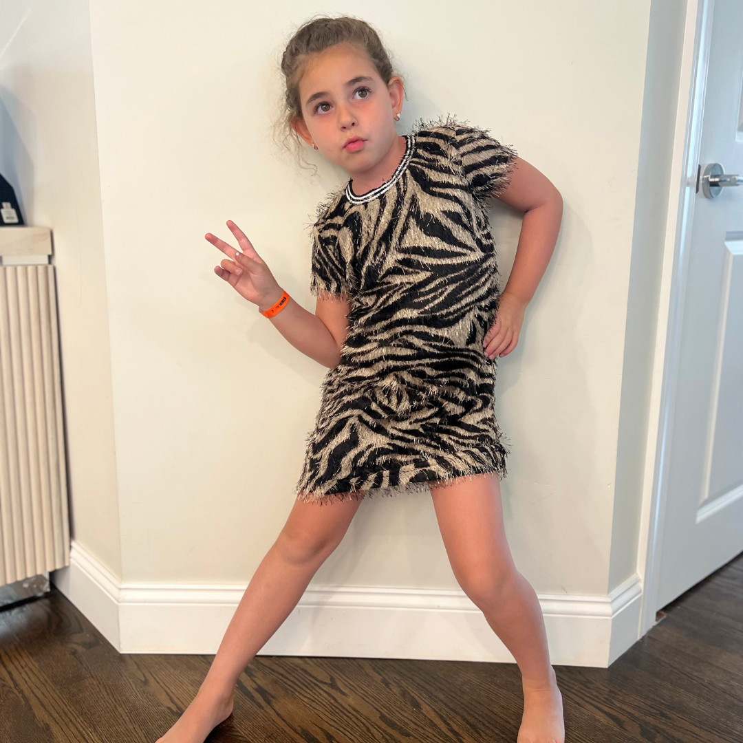 Leopard Fringe Dress