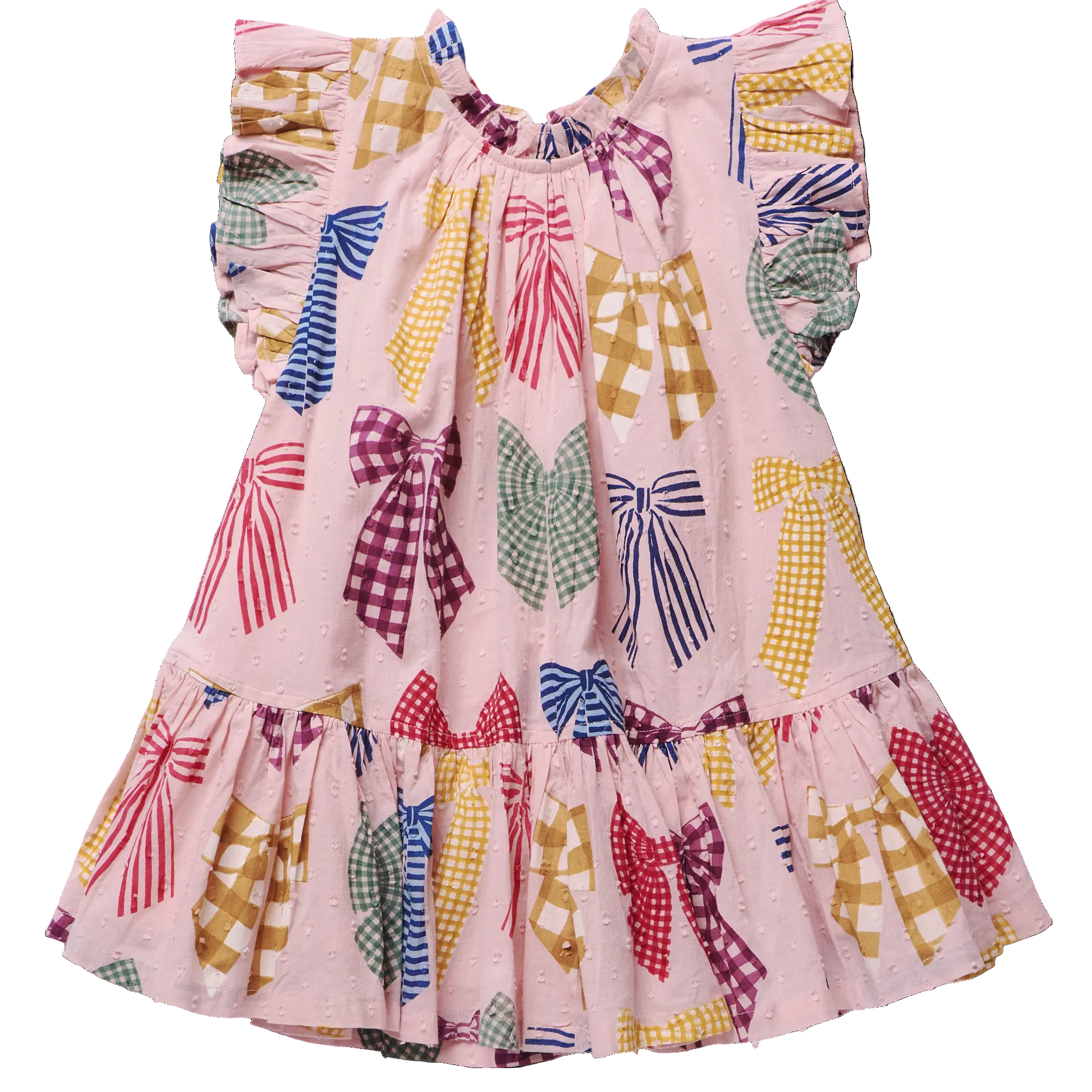 Patterned Bows Harper Dress