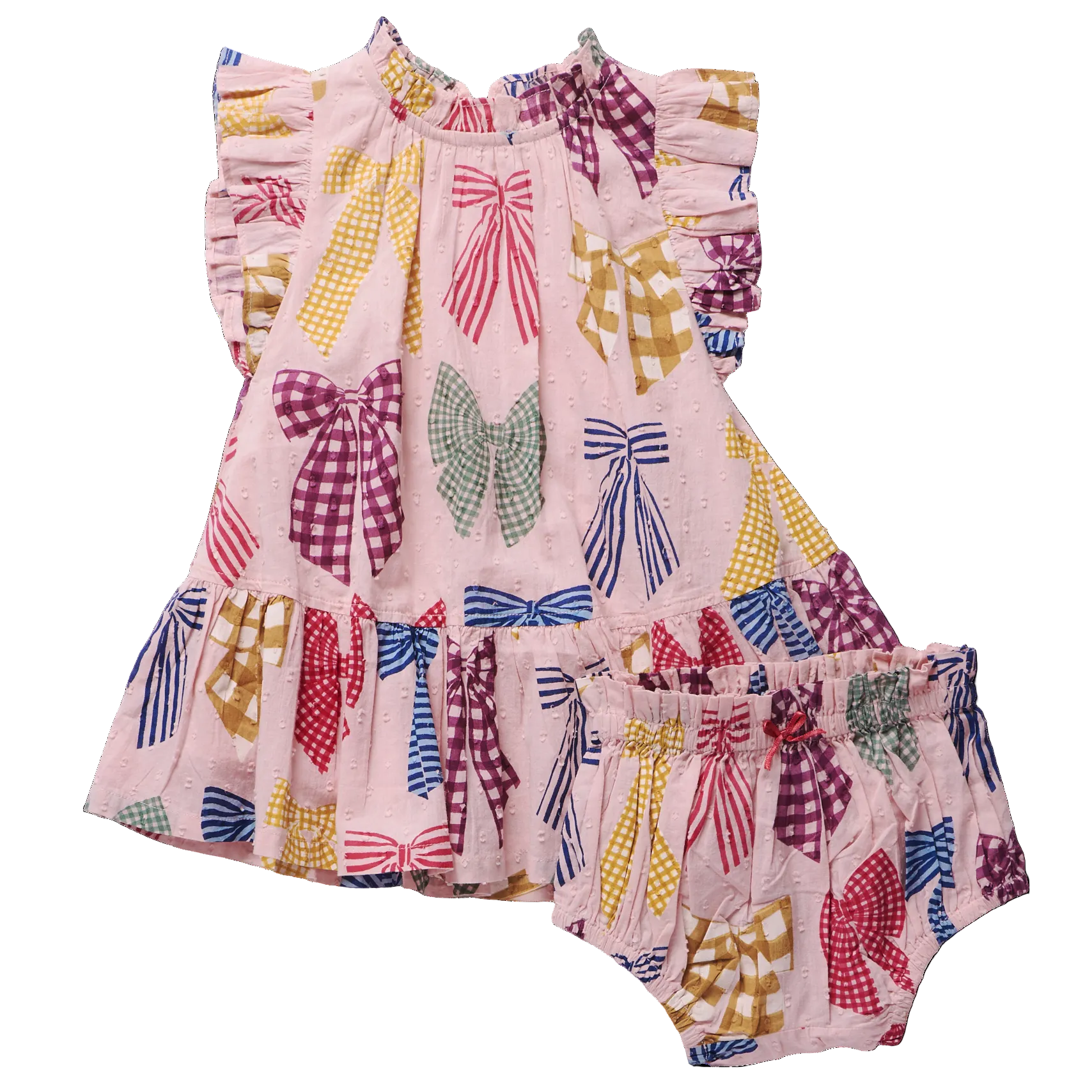 Patterned Bows Harper Dress