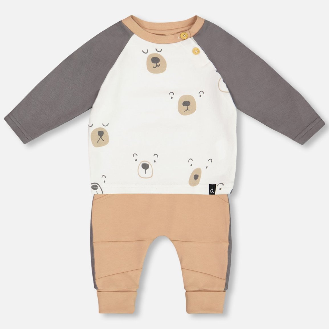 Printed Bear Organic Cotton Set