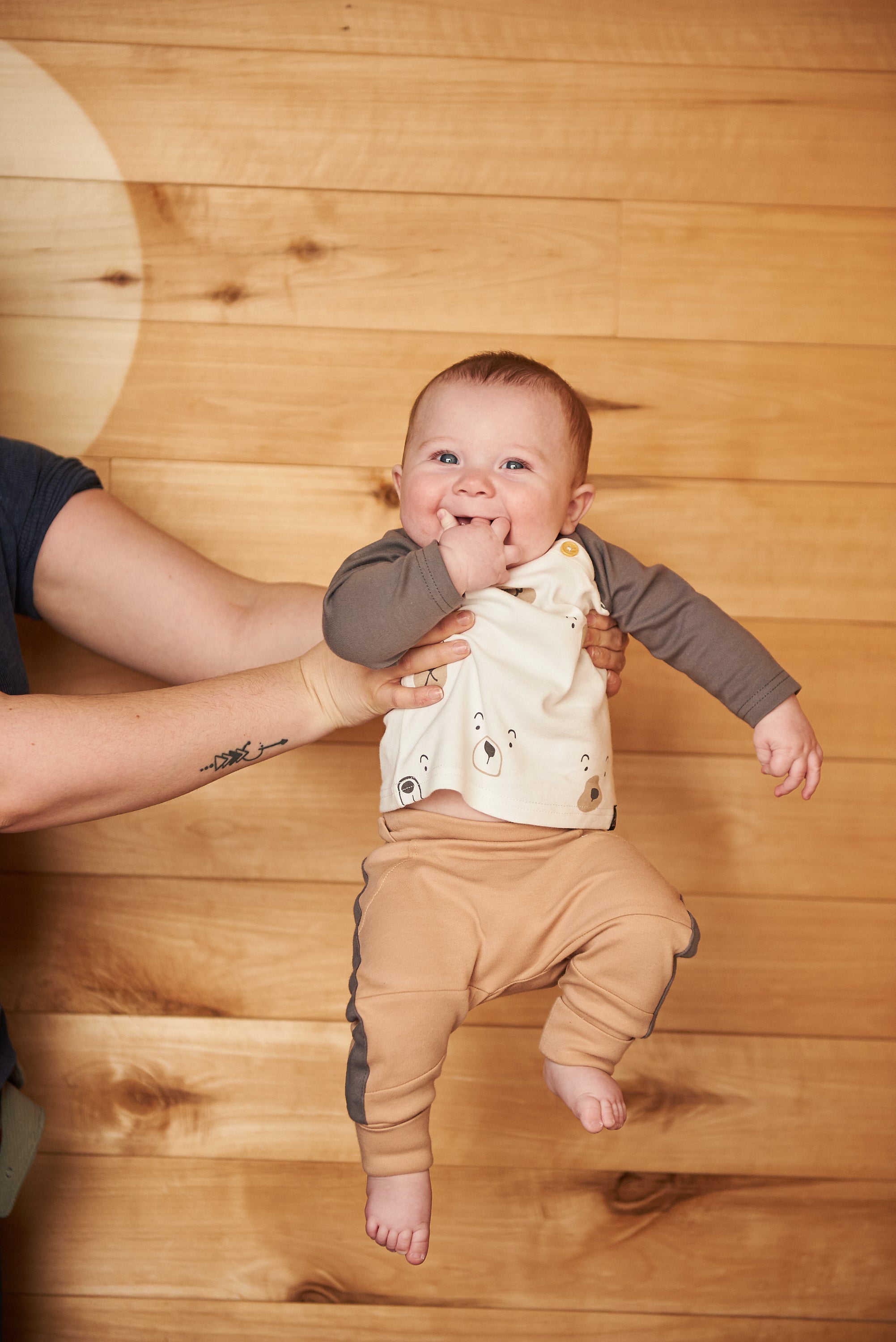Printed Bear Organic Cotton Set